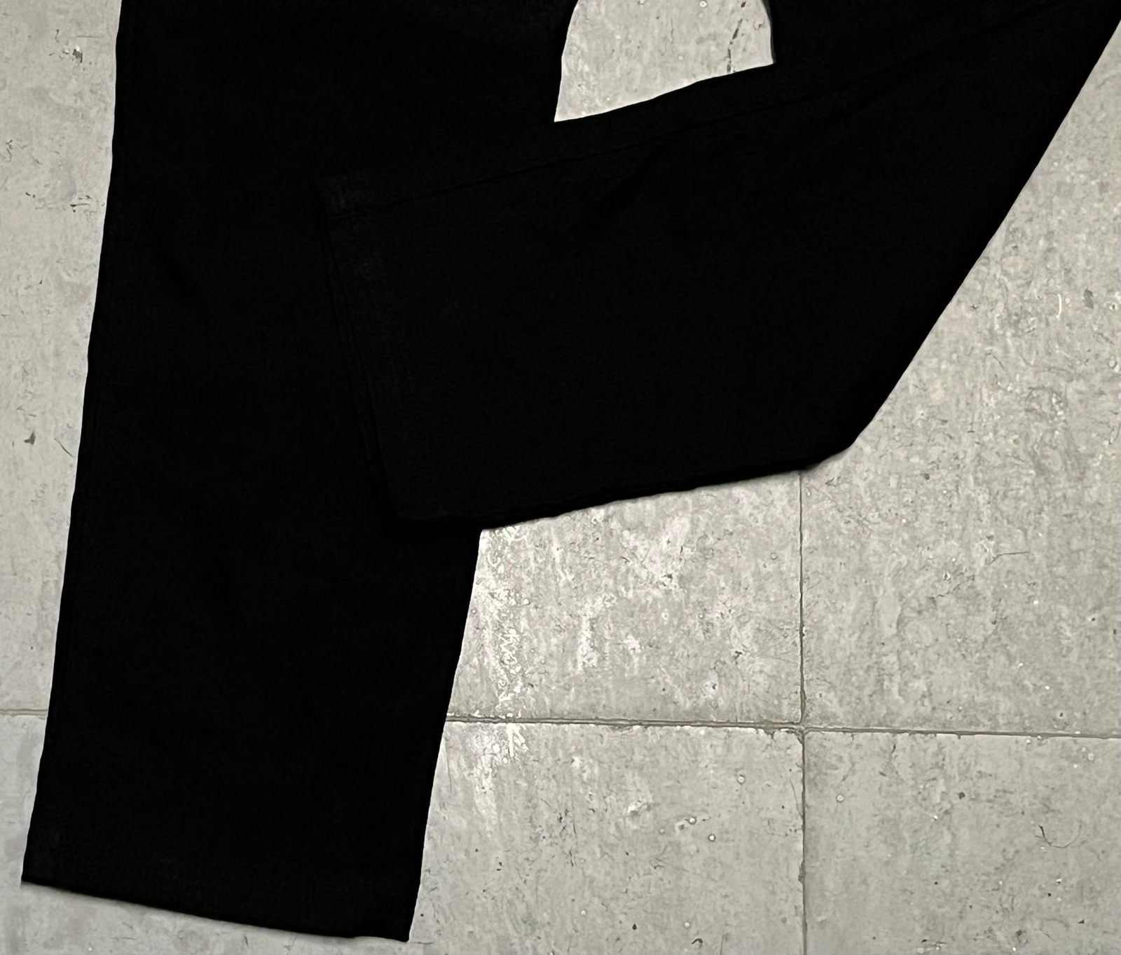 Zwarte lycra broeken met ritsen – photo 15